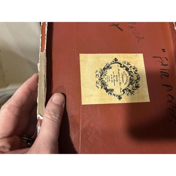 Vintage Don Andres Fair Acres Canton MA Jaguar Leopard Hand Painted Trash Can - Picture 9 of 9